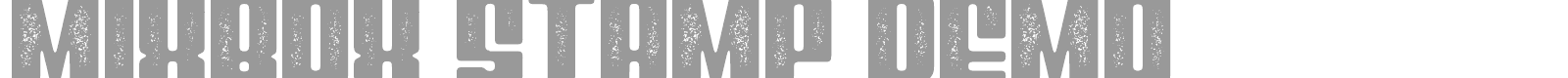 Mixbox font preview